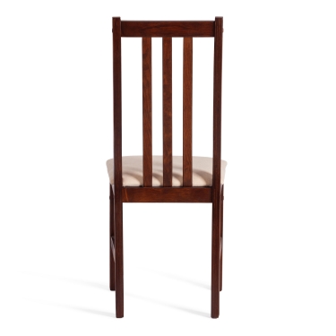 Стул Tetchair SWEDEN комплект NEW, Многослойный березовый шпон, 41х40х99 см, cappuchino/велюр бежевый