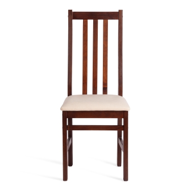 Стул Tetchair SWEDEN комплект NEW, Многослойный березовый шпон, 41х40х99 см, cappuchino/велюр бежевый