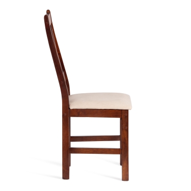 Стул Tetchair CROSSMAN комплект NEW, Многослойный березовый шпон, 41х40x100 см, cappuchino/велюр бежевый