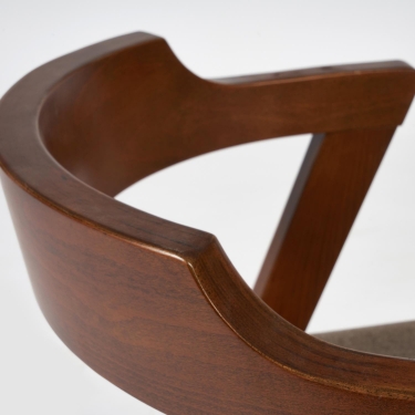 Стул мягкое сидение Tetchair VERSA Верса / 1 шт. в упаковке каркас бук, сиденье ткань, 54,55674см, Коричневый