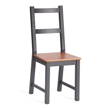 Обеденный комплект Tetchair Соната стол + 4 стула / Sonata dining set массив сосны, стол 120х75х73см стул 41х50х95см, антик /графит