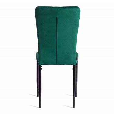 Стул Tetchair VERTER mod. BC577-DC металл, флок, Green зеленый HLR56 / черный