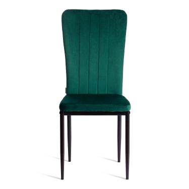 Стул Tetchair VERTER mod. BC577-DC металл, флок, Green зеленый HLR56 / черный