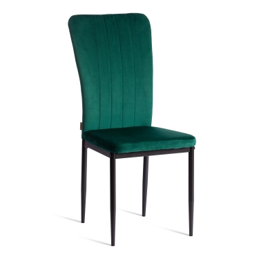 Стул Tetchair VERTER mod. BC577-DC металл, флок, Green зеленый HLR56 / черный