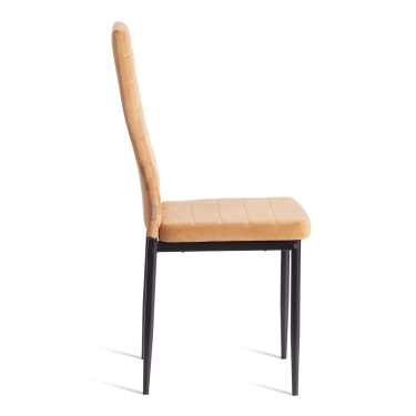 Стул Tetchair Easy mod. JSC02-1 металл, флок, brown золотисто - коричневый HLR12 / черный