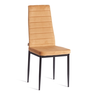 Стул Tetchair Easy mod. JSC02-1 металл, флок, brown золотисто - коричневый HLR12 / черный