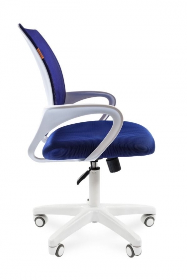 Кресло оператора Chairman 696 white TW-10 Синее