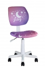 Кресло компьютерное детское Stool Group ЛОЛО Starry Night пластик белый