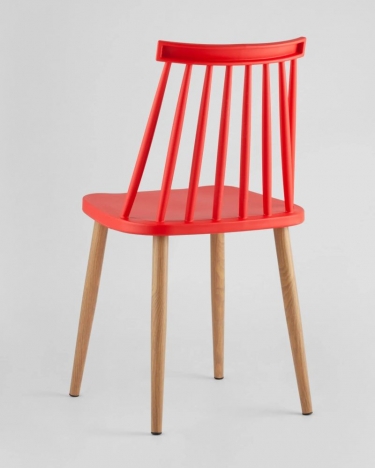 Стул Stool Group Морган пластиковый красный 4 шт