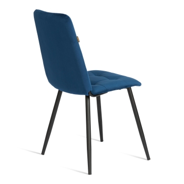 Стул обеденный Tetchair Asti велюр, 47х54х86, Blue синий