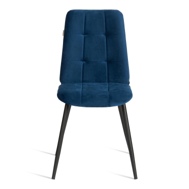 Стул обеденный Tetchair Asti велюр, 47х54х86, Blue синий