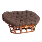 Диван Tetchair MAMASAN/МАМАСАН 23/02 W /с подушкой/ подушка 182х119 см, 169х102х80 см, Cognac коньяк, ткань, коричневый, 3М7-147