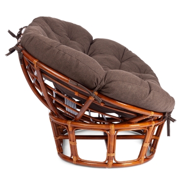 Диван Tetchair MAMASAN/МАМАСАН 23/02 W /с подушкой/ подушка 182х119 см, 169х102х80 см, Cognac коньяк, ткань, коричневый, 3М7-147