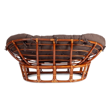 Диван Tetchair MAMASAN/МАМАСАН 23/02 W /с подушкой/ подушка 182х119 см, 169х102х80 см, Cognac коньяк, ткань, коричневый, 3М7-147
