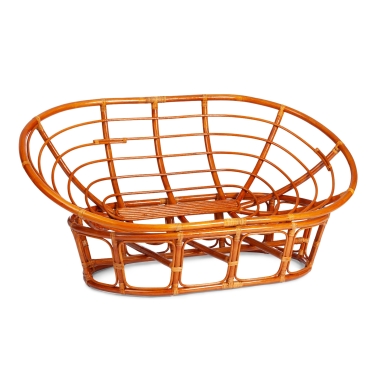 Диван Tetchair MAMASAN/МАМАСАН 23/02 W /с подушкой/ подушка 182х119 см, 169х102х80 см, Honey мед, ткань, оранжевый, С 23
