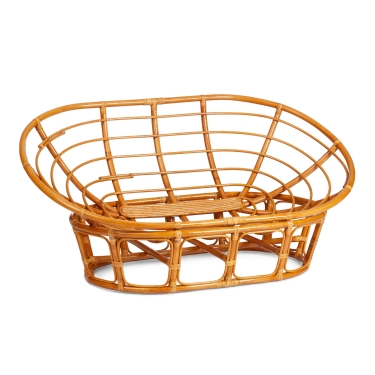 Диван Tetchair MAMASAN/МАМАСАН 23/02 W /с подушкой/ подушка 182х119 см, 169х102х80 см, Pecan орех, флок, олива, 23