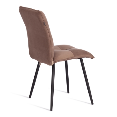 Стул обеденный Tetchair Sweet велюр, 46х55х88, бежевый/черный, Porsche 5
