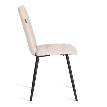 Стул обеденный Tetchair Asti флок , 47х54х86, молочный, 4