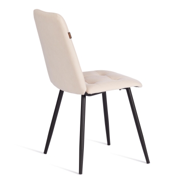 Стул обеденный Tetchair Asti флок , 47х54х86, молочный, 4