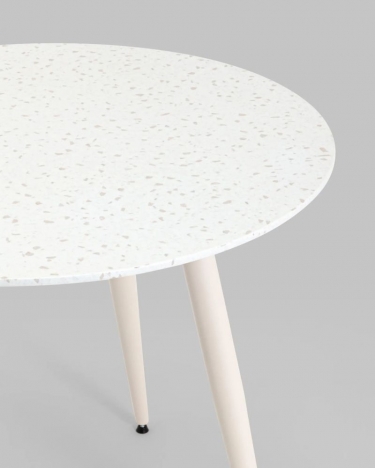 Стол обеденный Stool Group Nymphaea D90 терраццо