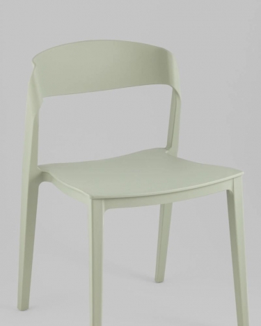 Стул Stool Group Moris пластик серо-зеленый