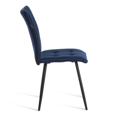Стул обеденный Tetchair Bari велюр, 46х55х89, Blue синий