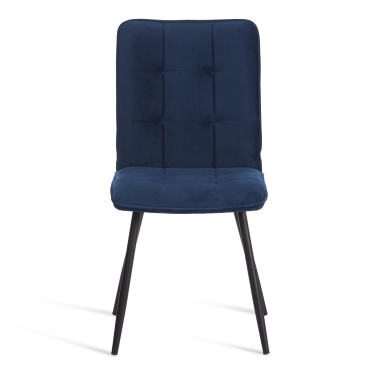 Стул обеденный Tetchair Bari велюр, 46х55х89, Blue синий
