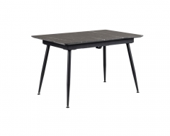 Стол R-home Месси раздвиж. 140-180 Темный мрамор/Бабочка