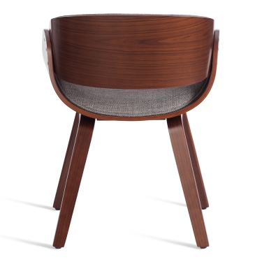 Стул Tetchair LANDO mod.8036 дерево / ткань, 59х53х75 см, орех/серый, Aimcasa 28