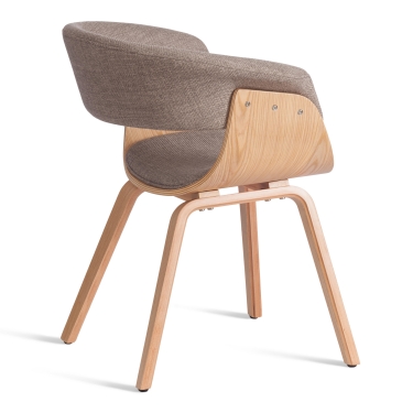 Стул Tetchair VIMTA mod.8021 дерево / ткань, 69х56х77 см, натуральный/бежевый, Aimcasa 5