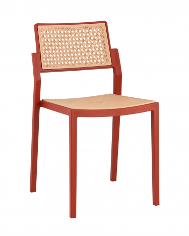 Стул обеденный Stool Group Milto пластиковый красный