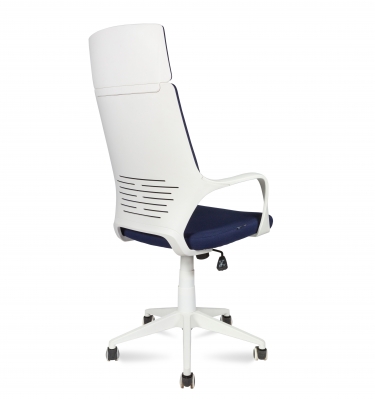 Кресло офисное Norden IQ CX0898H-0-223, White Dark blue