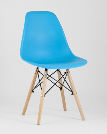 Стул Stool Group Eames Style DSW бирюзовый разборный каркас