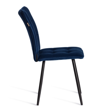 Стул обеденный Tetchair Bari LT, велюр, Blue синий, 41х55х89 см