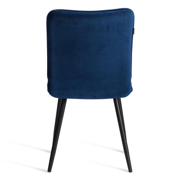 Стул обеденный Tetchair Bari LT, велюр, Blue синий, 41х55х89 см