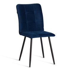 Стул обеденный Tetchair Bari LT, велюр, Blue синий, 41х55х89 см