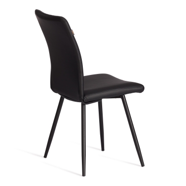 Стул обеденный Tetchair Monte Carlo TREND, экокожа, черная, 49х51х93 см