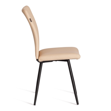 Стул обеденный Tetchair Monte Carlo TREND, экокожа, бежевая, 49х51х93 см