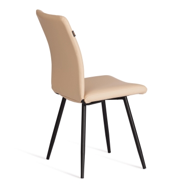 Стул обеденный Tetchair Monte Carlo TREND, экокожа, бежевая, 49х51х93 см