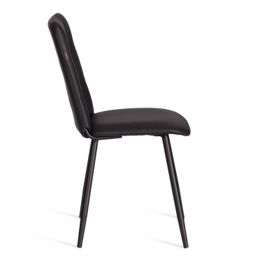 Стул обеденный Tetchair Asti TREND, экокожа, черная, 47х54х86 см
