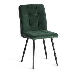 Стул обеденный Tetchair Medeo LT, велюр, Deep Forest изумруд, 45х56х89 см
