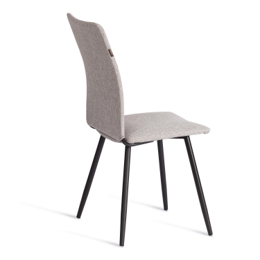 Стул обеденный Tetchair La Rousse NEW, ткань рогожка, серый/черный, 3M 16/2, 45x55x93 см