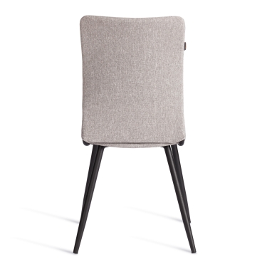 Стул обеденный Tetchair La Rousse NEW, ткань рогожка, серый/черный, 3M 16/2, 45x55x93 см