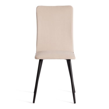 Стул обеденный Tetchair La Rousse NEW, велюр, бежевый/черный, 7, 45x55x93 см