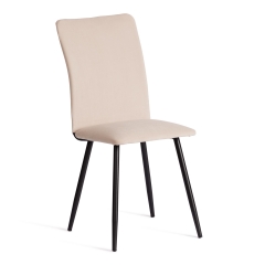 Стул обеденный Tetchair La Rousse NEW, велюр, бежевый/черный, 7, 45x55x93 см