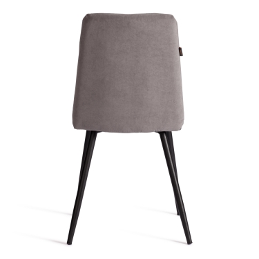 Стул обеденный Tetchair Asti TREND, велюр, серый/черный, 29, 47х54х86 см
