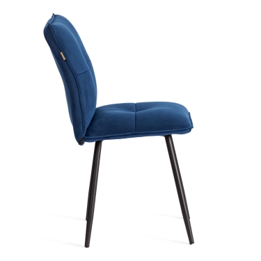 Стул обеденный Tetchair Sweet LT, велюр, Blue синий, 41х55х88 см