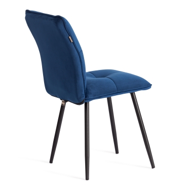 Стул обеденный Tetchair Sweet LT, велюр, Blue синий, 41х55х88 см