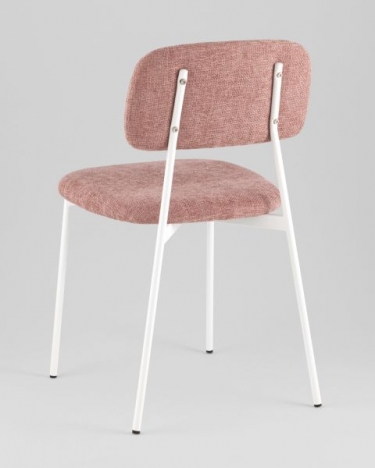 Стул Stool Group Chao розовый белые ножки