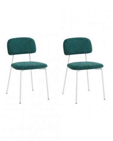 Стул Stool Group Chao темно-зеленый белые ножки 2 шт.